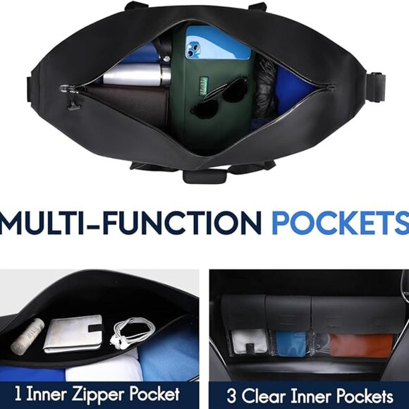 NWT! Haimont 45L Waterproof Convertible Dry Duffel Tote Bag and Backpack - Picture 4 of 15